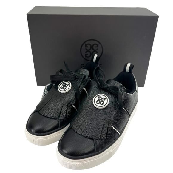 NWB G/FORE Women's Kiltie Disruptor Durf Spikeless Golf Shoes Sz 8.5 onyx - Picture 1 of 5
